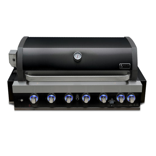 Mont Alpi 44" Black Stainless Steel Built in Grill